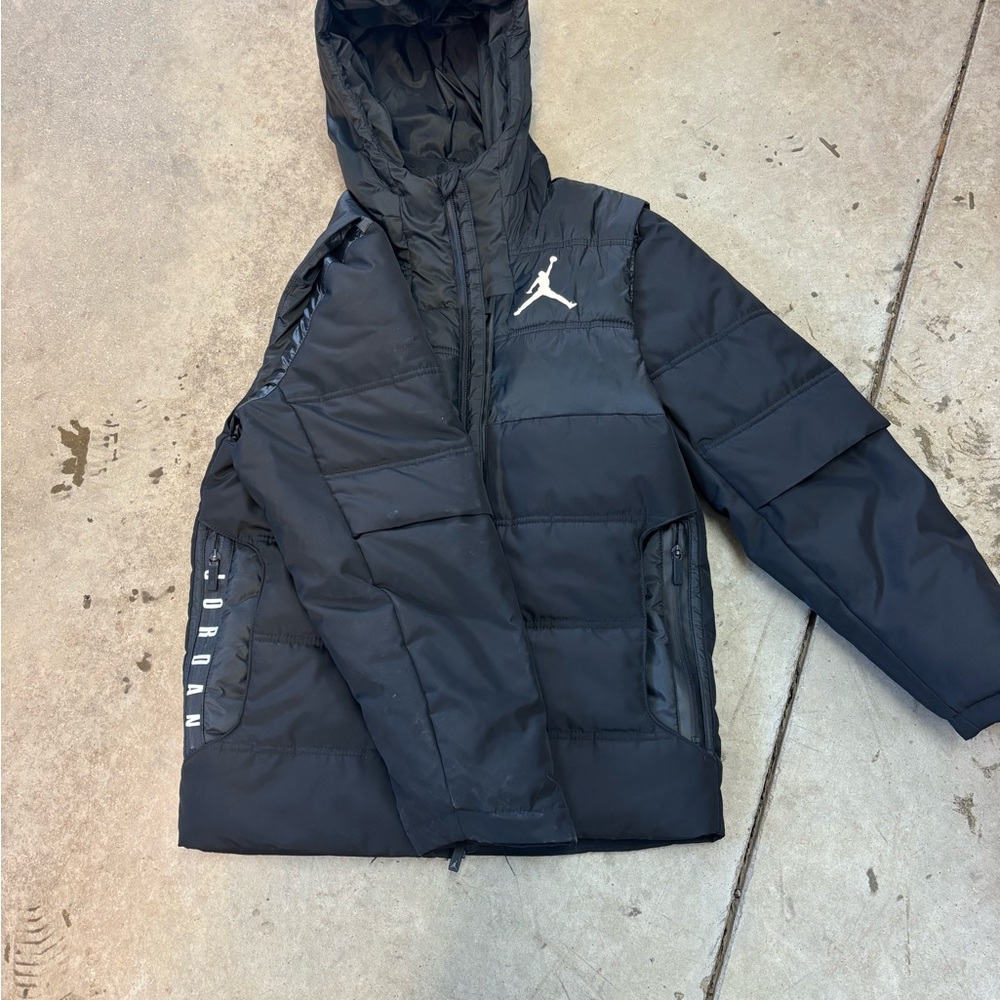 Jordan Black Puffer Jacket